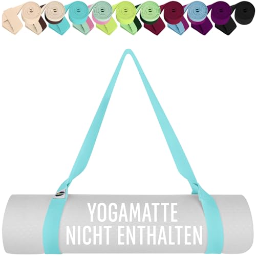 Teceum Premium Yogamatte Tragegurt Extra Weich Dick Aus
