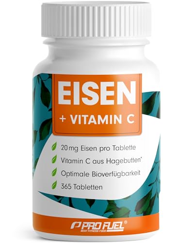 Eisentabletten Hochdosiert 365x Mit 20 Mg Eisen Vitamin