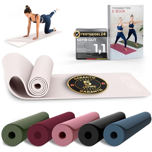 Neolymp Yogamatte Rutschfest Gelenkschonend Gelenkschonende Gymnastikmatte Fitnessmatte F