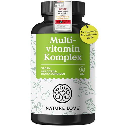 Nature Love Multivitamin Komplex 180 Vegane Kapseln Vitamine