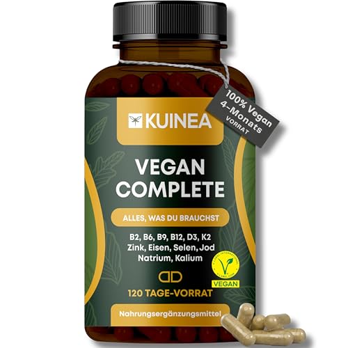 Kuinea Vegan Complete Vitamin B12 D3 K2 B