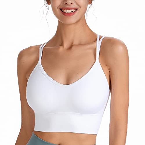 Hanerdun Damen Sport Bh Yoga Bra Mit Gepolstert