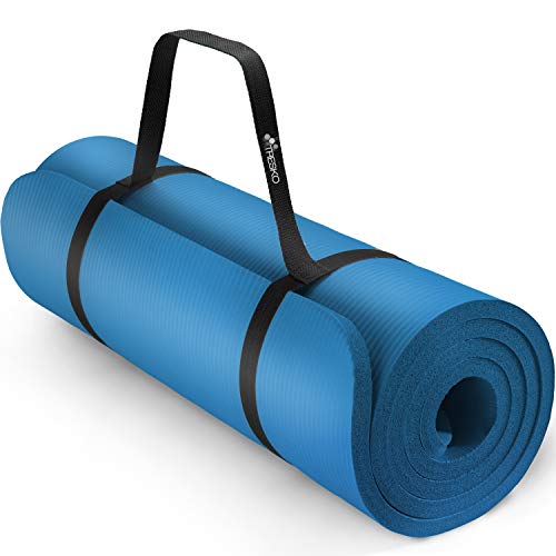 Tresko Yogamatte Phthalatfrei Gymnastikmatte Rutschfest Pilatesmatte Fitnessmatte Mit