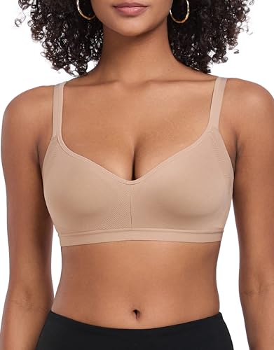 Angool Damen Bh Ohne B Gel Mittlerer Halt