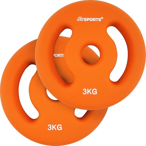 Scsports Neopren Hantelscheiben Set 2 X 3 Kg