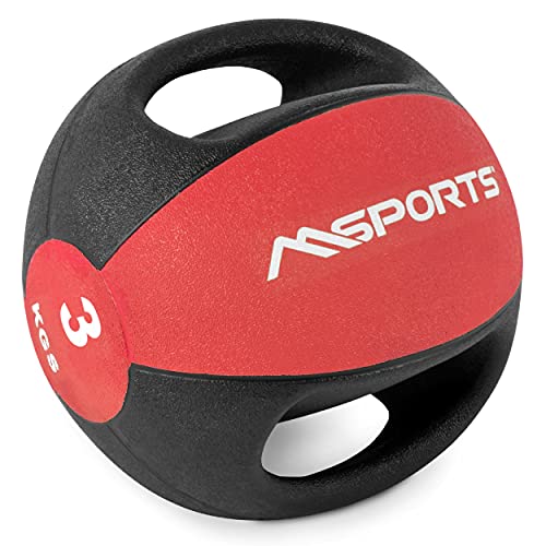 Msports Medizinball Premium Mit Griffe 1 10 Kg