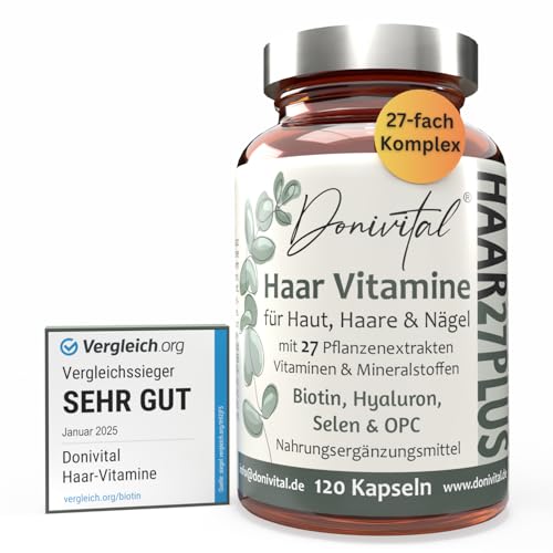 Haar Vitamine Testnote Sehr Gut 27 Wirkstoffe Hochdosiert