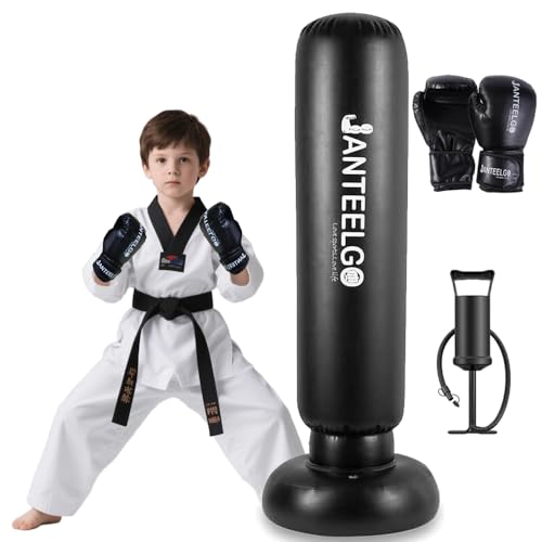 Boxsack Kinder F R Karate Boxen Janteelgo 150cm