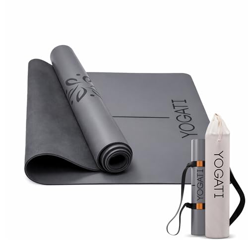 Yogati Yogamatte Rutschfest Naturkautschuk Mit Tasche Yoga Matte