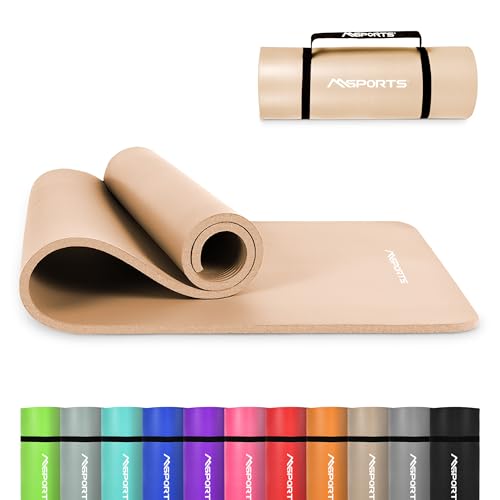 Msports Gymnastikmatte Yogamatte Premium Rutschfest Inkl Tragegurt Bungsposter