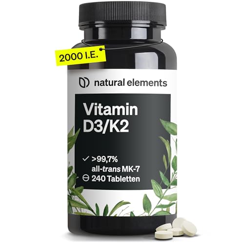 Natural Elements Vitamin D3 K2 99 7 All