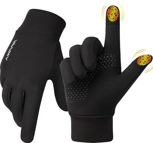 Yaniky Handschuhe Herren Damen Fahrradhandschuhe Winddichte Laufhandschuhe Thermo