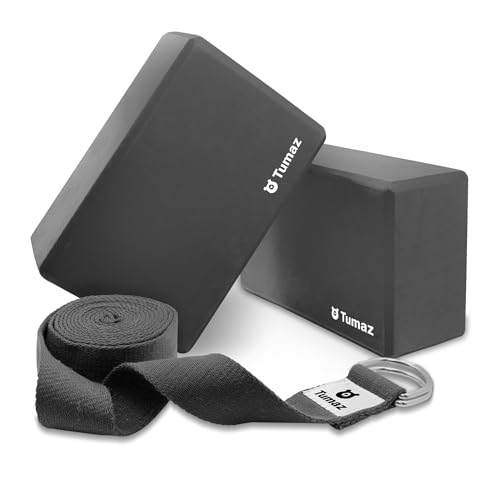 Tumaz Yoga Bl Cke 2er Set 240cm Gurt