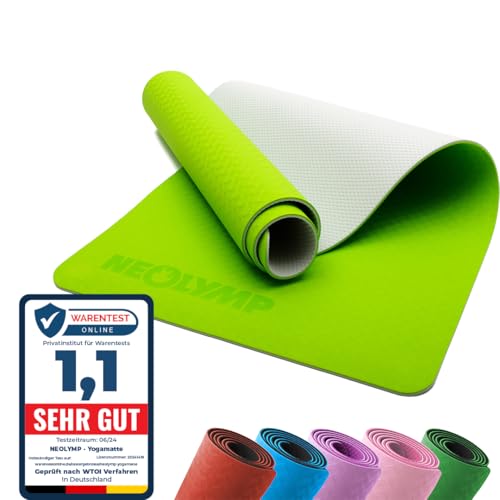 Neolymp Yogamatte Rutschfest Mit Tragegurt Und Bungen Leichte