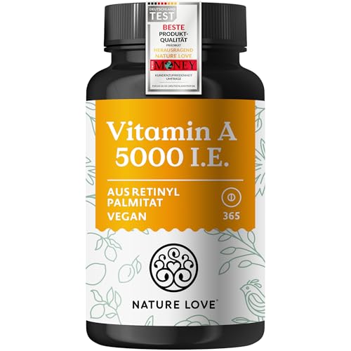 Nature Love Vegane Vitamin A 365 Tabletten Mit