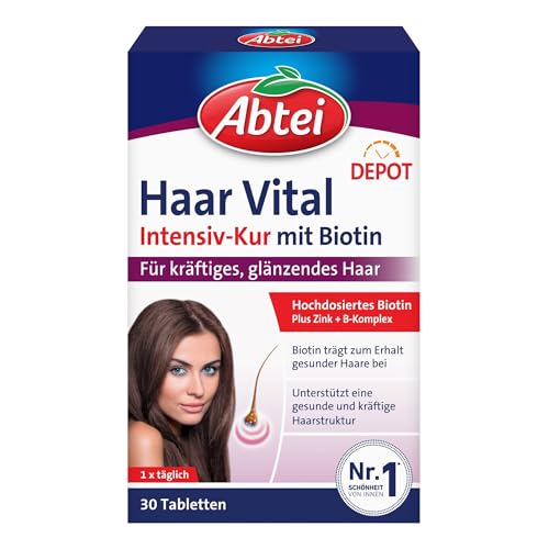 Abtei Haar Vital Intensiv Kur Hochdosiertes Biotin Zink