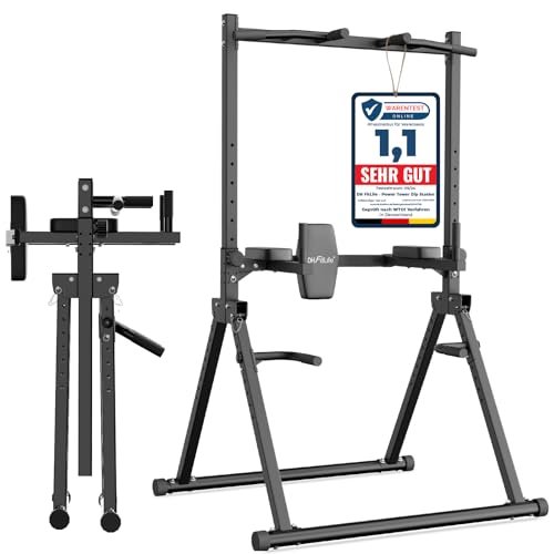 Dh Fitlife Faltbar Power Tower Dip Station Bis