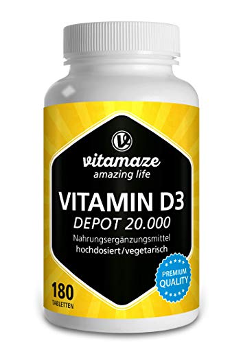 Vitamin D3 Hochdosiert 20000 Ie Pro Tablette 20