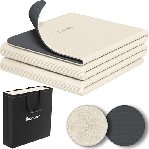 Faltbare Yogamatte F R Unterwegs Zweifarbige Yogamatte 6