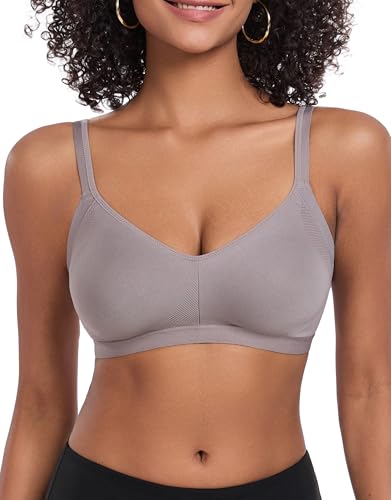 Angool Damen Bh Ohne B Gel Mittlerer Halt