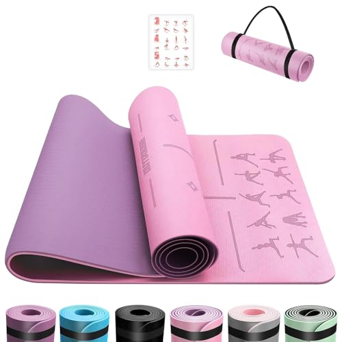 Outdouse Yoga Matte Tpe 6mm Dicke Hautfreundliche Yogamatte