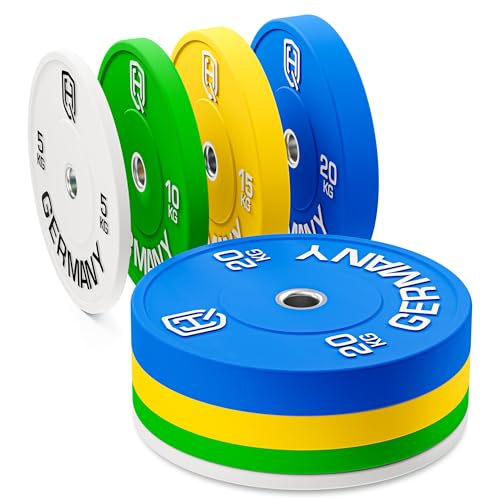 Hq Germany Olympic Bumper Plates 50mm Paar Set