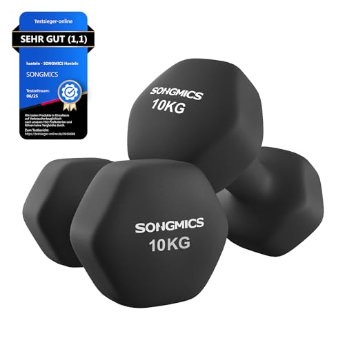 Songmics Hanteln 2er Set 2 X 10 Kg