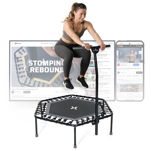 Sportplus Fitness Trampolin F R Zuhause Mit Haltestange