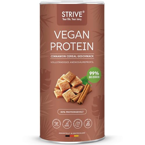 Strive Vegan Protein Cinnamon Cereal 24g Protein Pro