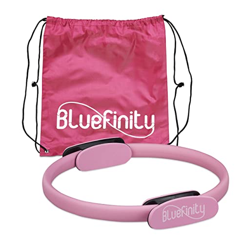 Bluefinity Pilates Ring Mit Bungen Doppelgriff Gepolstert Widerstandsring