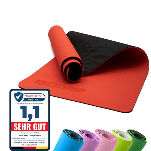 Neolymp Yogamatte Rutschfest Mit Tragegurt Und Bungen Leichte