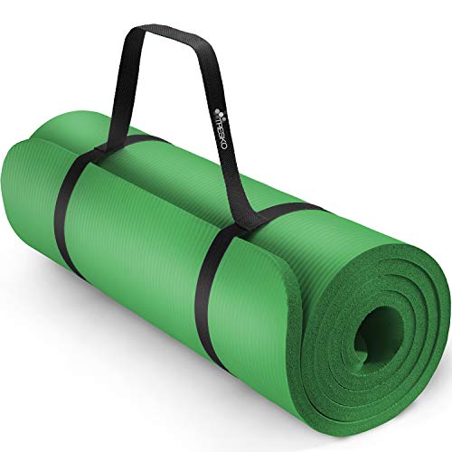 Tresko Yogamatte Phthalatfrei Gymnastikmatte Rutschfest Pilatesmatte Fitnessmatte Mit