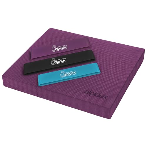 Alpidex Balance Pad 40x34x5 Cm Balancekissen Violett Inkl