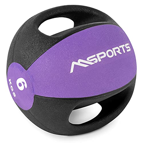 Msports Medizinball Premium Mit Griffe 1 10 Kg