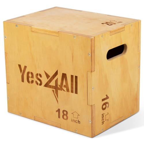 Yes4all 3 In 1 Holz Plyo Box Mit