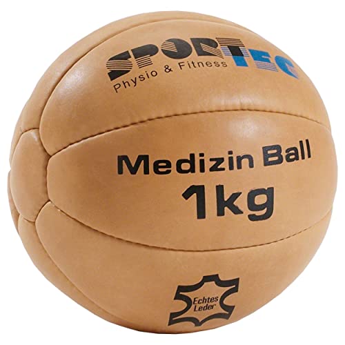 Medizinball Aus Leder 19 Cm 1 Kg
