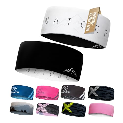 Atmungsaktives Sport Stirnband Damen Herren Schnelltrocknendes Kopfband Zum