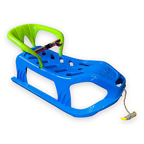 Busduga 4069 Schlitten Blau 90cm Mit R Ckenlehne