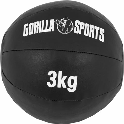 Gorilla Sports Medizinball 1kg 2kg 3kg 4kg 5kg