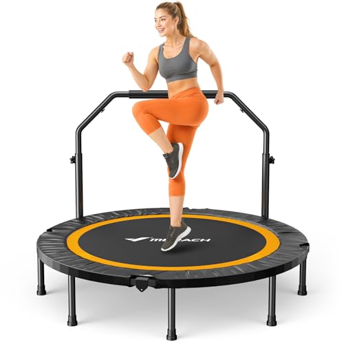 Merach Mini Trampolin 102cm 122cm Fitness Trampolin Faltbar