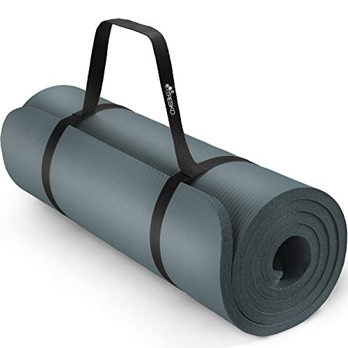 Tresko Yogamatte Phthalatfrei Gymnastikmatte Rutschfest Pilatesmatte Fitnessmatte Mit