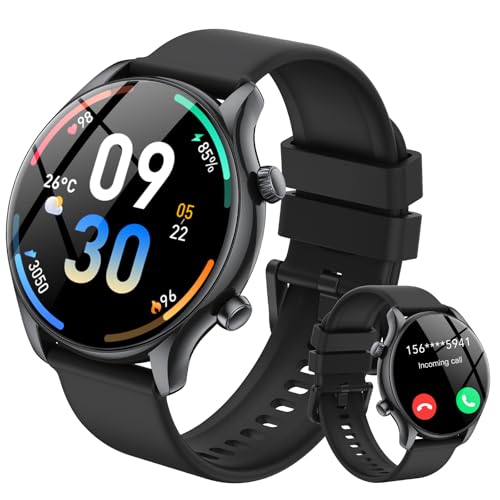 Vamout Smartwatch Herren Damen Rund Mit Telefonfunktion Ai