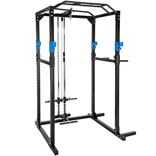 Tectake Kraftstation Mit Latzugmaschine Fitnessstation Power Rack Power