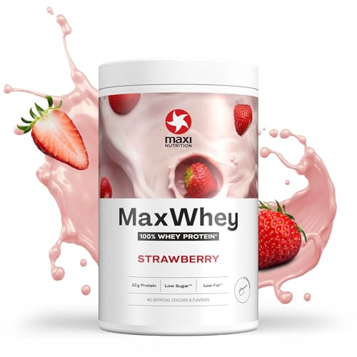 Maxinutrition Maxwhey 100 Whey Proteinpulver Erdbeere 420 G