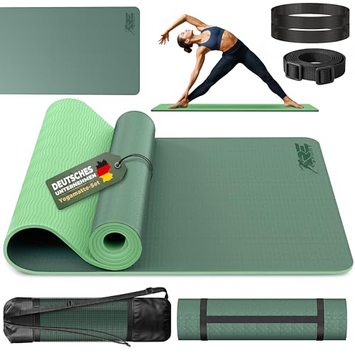 Re Sport Yogamatte Mit Tragetasche Gymnastikmatte Rutschfest Fitnessmatte