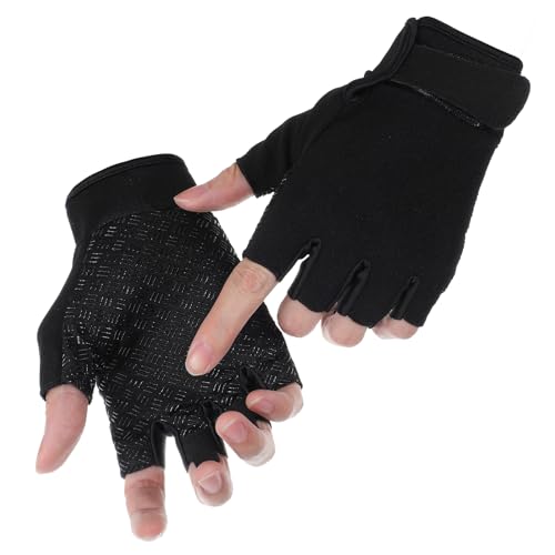 Aplzgmg Fingerlose Handschuhe Rutschfeste Fingerhandschuhe F R M