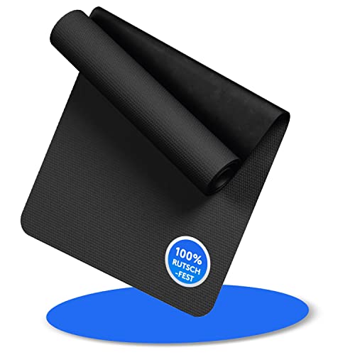 Lileno Sports Bodenschutzmatte 60 X 180 Cm Schwarz