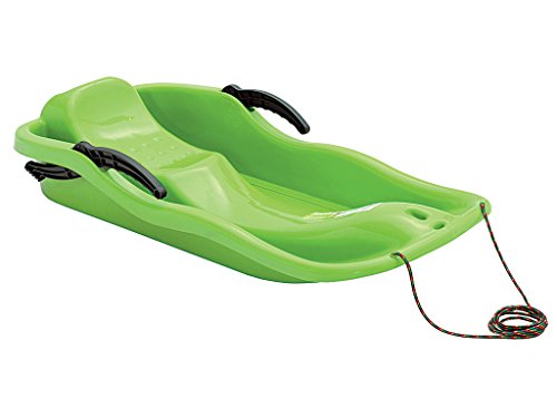 Bob Schlitten Rodel Schneegleiter Bremsen Rodel Kunststoff Zugseil