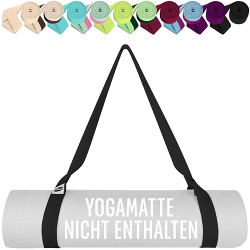Teceum Premium Yogamatte Tragegurt Extra Weich Dick Aus