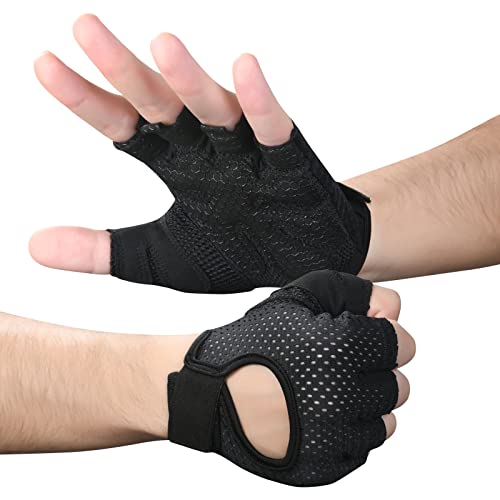 Flintronic Fitness Handschuhe Atmungsaktive Trainingshandschuhe Mit Mikrofasergewebe Rutschfester